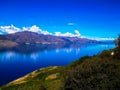 The beautiful and idyllic Lake Hawea, South Island, New Zealand Royalty Free Stock Photo