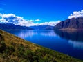 The beautiful and idyllic Lake Hawea, South Island, New Zealand Royalty Free Stock Photo