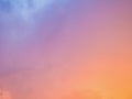 Beautiful idyllic Pastel Sunset Sky Royalty Free Stock Photo