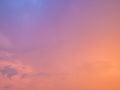 Beautiful idyllic Pastel Sunset Sky Royalty Free Stock Photo