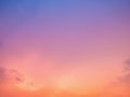 Beautiful idyllic Pastel Sunset Sky Royalty Free Stock Photo