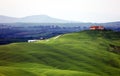 Beautiful idyllic summer landscape in Tuscany Royalty Free Stock Photo