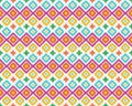 Beautiful ikat ethnic seamless pattern elements collection. Can use beautiful seamless ethnic pattern design for background vector