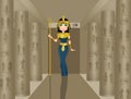 Beautiful illustration of Cleopatra