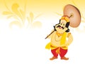 Beautiful illustration for happy onam