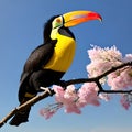Beautiful Toucan Bird Illustration, Colorful and modern!
