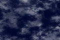 A beautiful illustration view of speaded clouds on the sky. Royalty Free Stock Photo