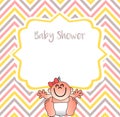 A beautiful illustration for your baby shower invitations