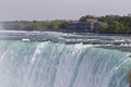Beautiful image with the amazing Niagara falls Canadian side Royalty Free Stock Photo