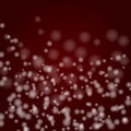 Beautiful image of Christmas. White snowflakes on a claret background. Abstract