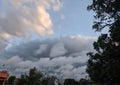 Beautiful image of cloud and sky in rainy season india