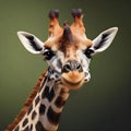 Cute giraffe portrait Royalty Free Stock Photo