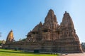 Beautiful image of Kandariya Mahadeva temple, Khajuraho, Madhyapradesh, India Royalty Free Stock Photo