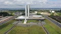 National Congress building, located on the Esplanada dos Ministerios in Brasilia Royalty Free Stock Photo