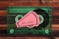 Retro audio tape Royalty Free Stock Photo