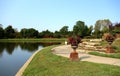 Pond at Overland Park Arboretum Royalty Free Stock Photo