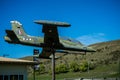 Beautiful image of a war fighter exposed at Wanaka airport, New Zealand