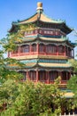 Beautiful Imperial Summer Palace in Beijing, China Royalty Free Stock Photo