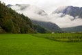 Beautiful and impressive green nature in Norway