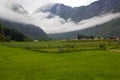 Beautiful and impressive green nature in Norway