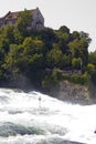 Beautiful scene in rhine falls, Switzerland Royalty Free Stock Photo