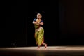 Indian Classical odissi dancer wearing indian traditional jewelry Royalty Free Stock Photo
