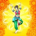 Beautiful indian girl dancing Royalty Free Stock Photo