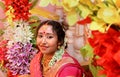 A beautiful indian shy bride