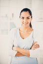 Beautiful Indian woman portrait happy smiling at home Royalty Free Stock Photo