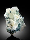 beautiful indicolite Blue Tourmaine With Quartz lepidolite mica Mineral Specimen From Afghanistan