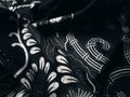Beautiful Indonesian batik background and patterns covered with cultural motifs Royalty Free Stock Photo