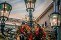 beautiful indoor christmas decorations around venetian palazzo f