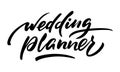 Beautiful inscription Wedding Planner. For brides in preparation for the wedding day.