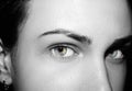 A beautiful insightful look girl`s eye. Close up shot. Royalty Free Stock Photo