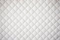 Interesting original white leather background with quilting pattern