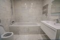 Beautiful interior bathroom of a modern house Royalty Free Stock Photo