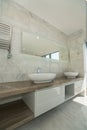 Beautiful interior bathroom of a modern house Royalty Free Stock Photo