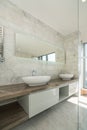 Beautiful interior bathroom of a modern house Royalty Free Stock Photo
