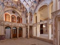 Beautiful interior of Borujerdi House in Kashan, Iran