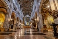 The interior of the cathedral of Parma, Italy Royalty Free Stock Photo