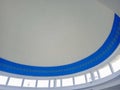beautiful interior decoration inside the dome of the mosque Royalty Free Stock Photo