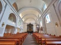 Beautiful interior of the evangelical church Heilandskirche in Kaiser Josef Square, in the city center of Graz, Steiermark, Royalty Free Stock Photo