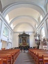 Beautiful interior of the evangelical church Heilandskirche in Kaiser Josef Square, in the city center of Graz, Steiermark, Royalty Free Stock Photo