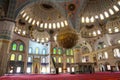 Beautiful interior of the mosque. Kocatepe Mosque. Ankara, Turkey Royalty Free Stock Photo
