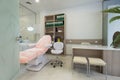 Beautiful interior of new salon, spa room, beauty parlour, or dermatological clinic Royalty Free Stock Photo