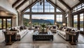 Beautiful interior of newly built luxury home