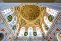 The beautiful interior of the Ortakoy Mosque in Istanbul Royalty Free Stock Photo