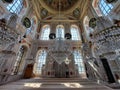 Beautiful interior of the Ortakoy Mosque. Istanbul, Turkey. Royalty Free Stock Photo