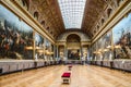 Beautiful interior of the Palace of Versailles in Paris, France Royalty Free Stock Photo