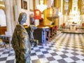 Beautiful interior of the pilgrimage Church Maria Strassengel, a 14th century Gothic church in the town of Judendorf Strassengel Royalty Free Stock Photo